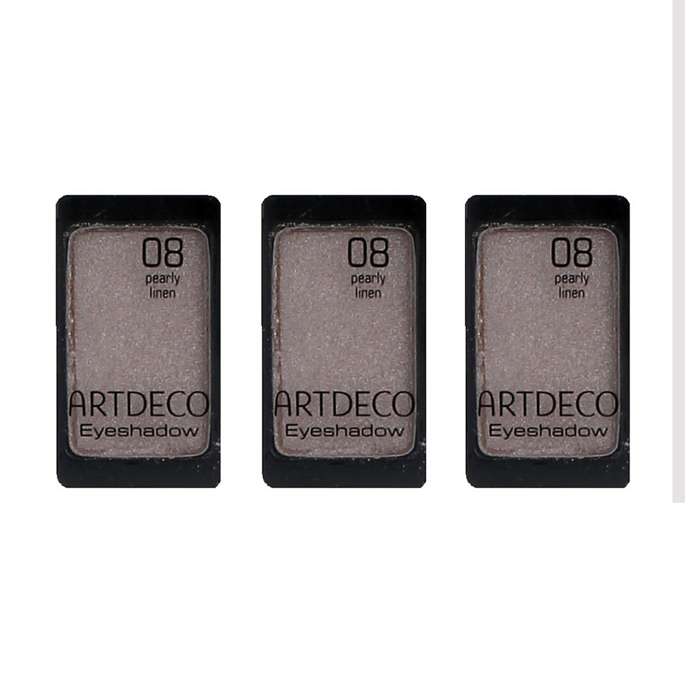 3x Artdeco Lidschatten Pearlfarben 08 Pearly Linen 0,8g