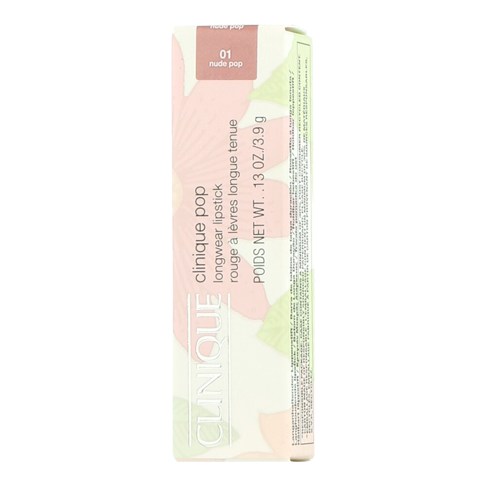 Clinique Pop Longwear Lipstick Shine 01 Nude Pop 3,9g