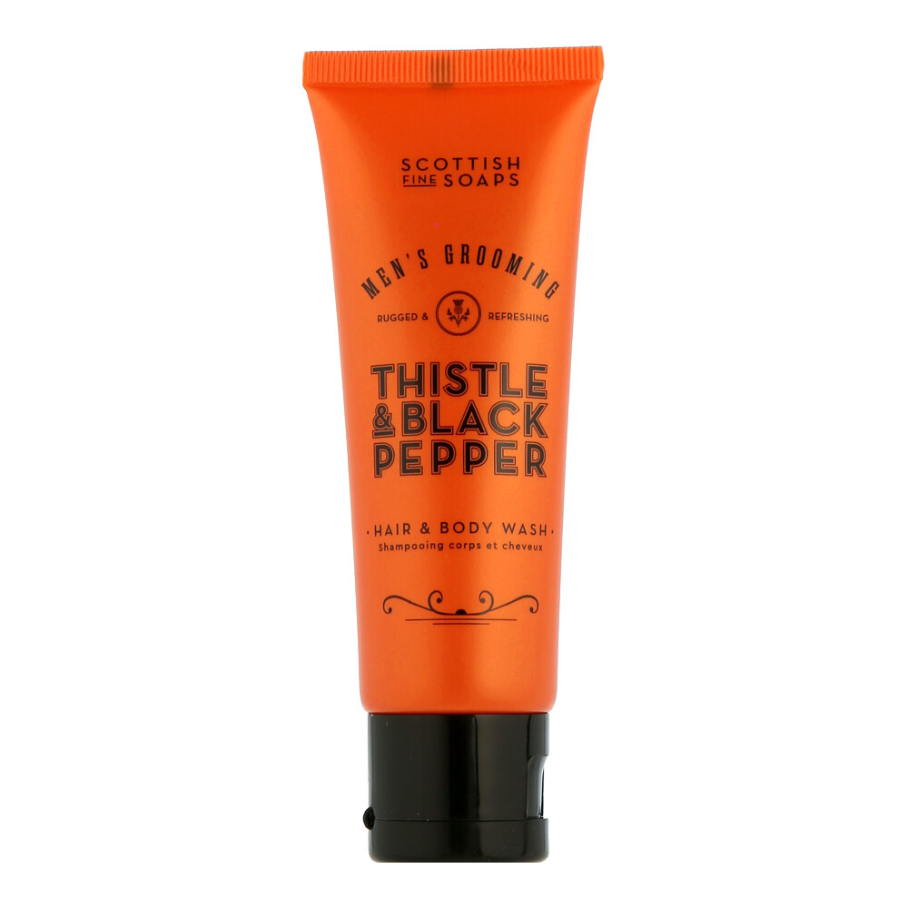 Scottish Fine Soaps Mens Thistle - Black Pepper - Hair - Body Wash 75ml 2090₽