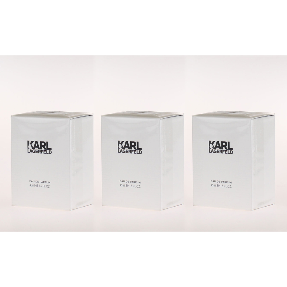 3x Lagerfeld Karl Lagerfeld for Women EDP 45ml