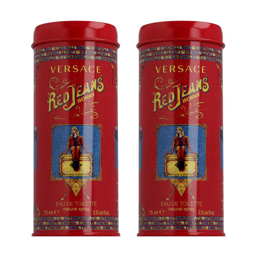 2x Versace Red Jeans EDT 75ml