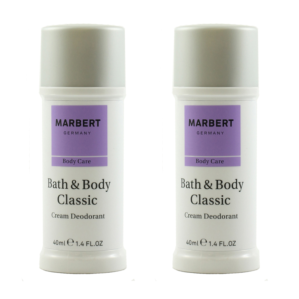 Marbert Bath & Body Classic Deo Deodorant cream 40ml 2x eBay