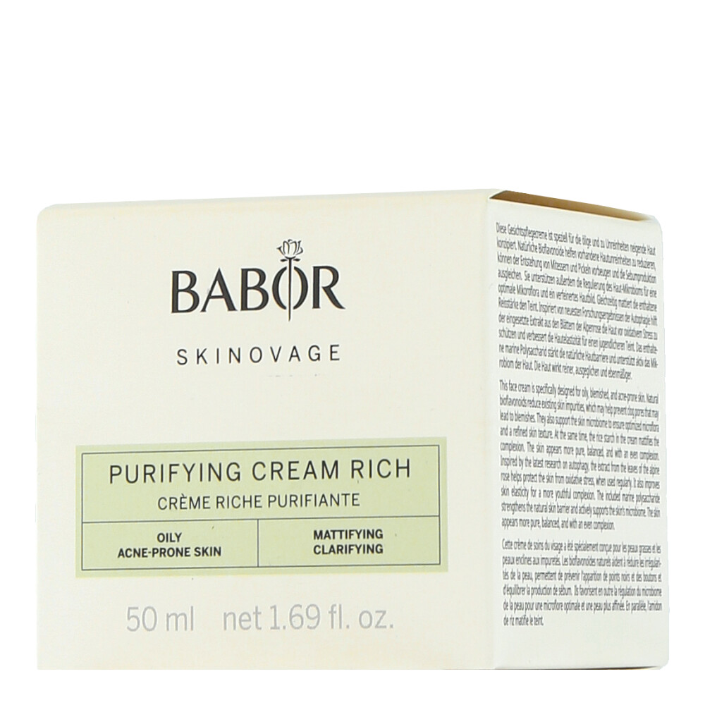 Babor Skinovage Purifying Cream Rich 50ml
